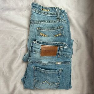 Bundle Girls‎ blue denim jeans Bundle DKNY and Lucky Brand
